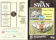 Programme covers, v. Magdeburg, August 1983