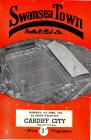 Programme cover, v. Cardiff, April 1963