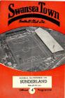 Programme cover, v. Sunderland, November 1963