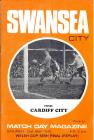 Programme cover, v. Cardiff, May 1970
