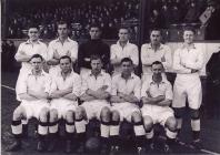 Photograph of team, January 1952