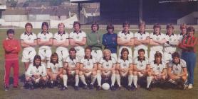 Photograph of team, 1975