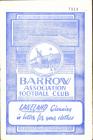 Football Programme - Barrow A.F.C. versus...