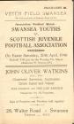 Football Programme - Swansea Town Youth Team...