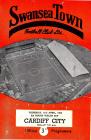 Football Programme - Swansea Town versus...