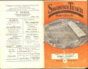 Football Programme - Swansea Town versus Derby...