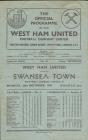 Football Programme - West Ham United versus...