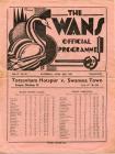 Football Programme - Swansea Town versus...