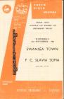 Football Programme  - Swansea Town versus F.C....