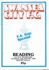 Football Programme  - Swansea City versus Reading