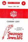 Football Programme  - Swansea Town versus...