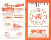 Football Programme  - Swansea City versus...