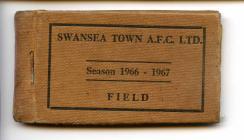 Swansea Town A.F.C. Season Ticket 1966-67