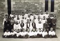 Choir and Clergy at St. John's Church - 1946