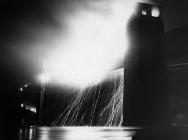 Britannia Bridge Fire, 23rd May, 1970.