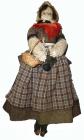Welsh costume doll, Tenby Museum, D5