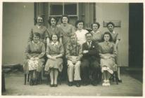 United Dairies office staff, Carmarthen, 1950