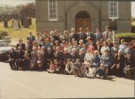 Members and children of Capel y Groes Llanwnnen...