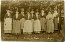 The Pageant of Gwent Women in Traditional...