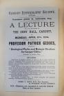 Poster for Public Lecture of Professor Patrick...