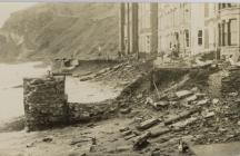 Storm damage Victoria Tererace, Aberystwyth 1938