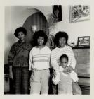 Mrs Pauline Pingue with her daughters and...