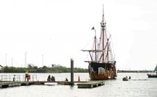 The Ship of the Ancient Mariner in Cardiff Bay,...