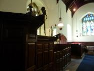 Triple decker pulpit, St Michaels in Michaelston