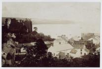 Castle & The Grist, Laugharne from Fernhill