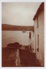 View of Laugharne Estuary past Ferry Cottages