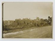 War-devastated Ypres photographs with  a letter...