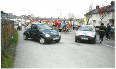 Start of the 2000 Ystwyth Cycle Club Road Race