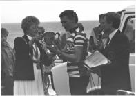 Winner of the Aberystwyth Cycle Race 1987