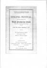 "Singing Festival at Welsh Presbyterian...