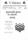 "Y Ddolen, society newsletter Puget Sound...