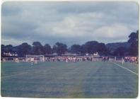 Bargod Rangers FC v Wrexham FC, opening of new...