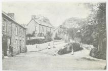 The square at Aberbanc, Ceredigion 