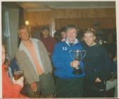 Bargod Rangers supporters and players celebrating