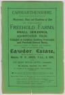 Cawdor Estate sales programme, 3 September 1927