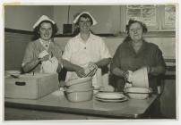 Penboyr School dinner staff. 1958-9