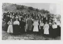 Intermediate school choir, Gaiman, 1908