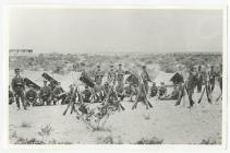 Trelew 1904. Men doing their "servicio...