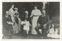 J. M. Thomas, his daughter Harriet and his son...