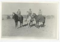 Horseriding in Patagonia, about 1912