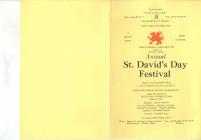 St. David's Day Program, Seattle,  1970