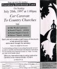 Salem Church Car Caravan Invitation 1997