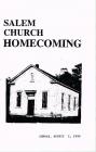 Salem Homecoming Association Reunion Church...