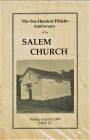 Salem Homecoming Association Reunion Church...