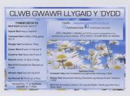  Llygaid y Dydd Gwawr Club Programme 2014-2015
