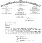 Letter of resignation from Jimmy Thomson as...